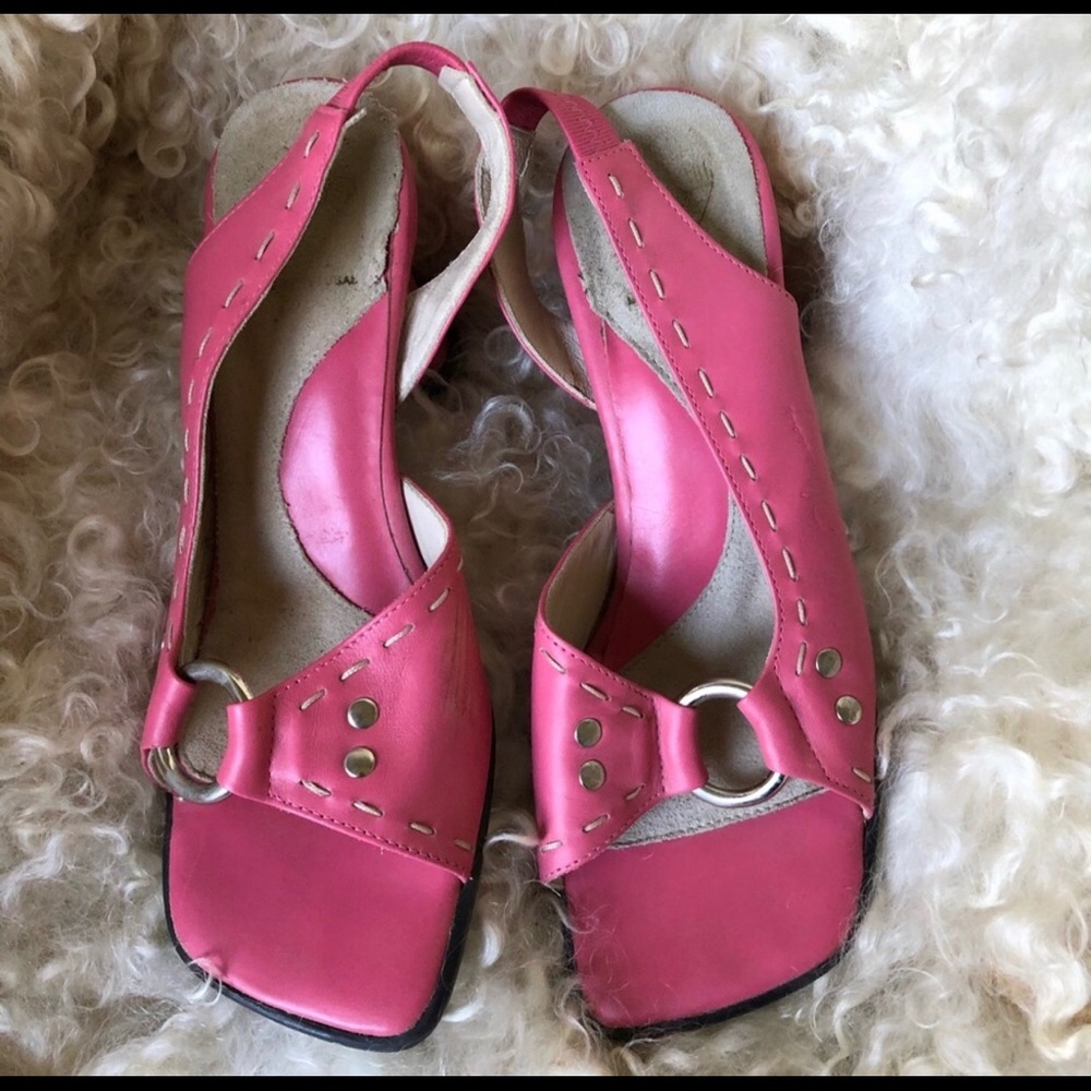 John Fluevog Meghan Heart Heel Sandals HI CHOICE